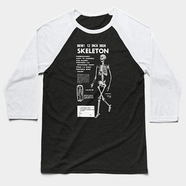 Mail-Order Skeleton Baseball T-Shirt by MarbitMonster